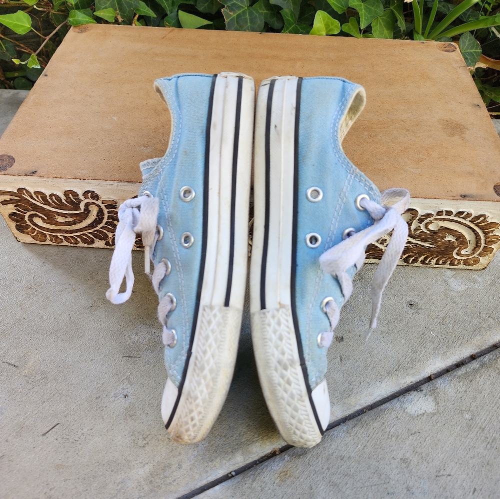 Light Blue Converse - Picture 3 of 8